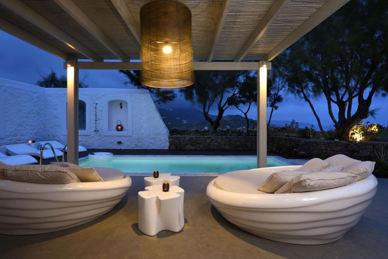 Villa Dafni 4Bed With Pool In Kalafatis Spilia Mykonos Town المظهر الخارجي الصورة