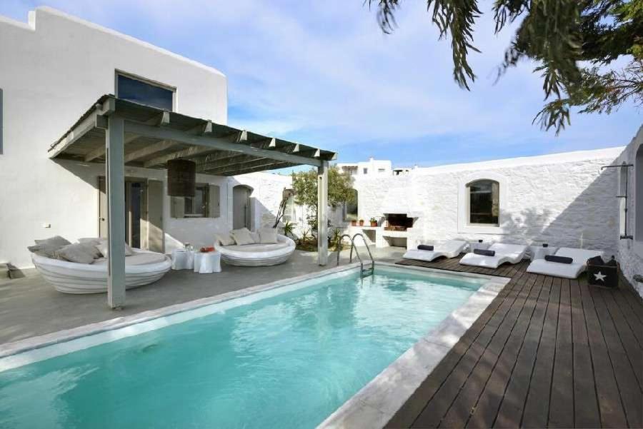 Villa Dafni 4Bed With Pool In Kalafatis Spilia Mykonos Town المظهر الخارجي الصورة